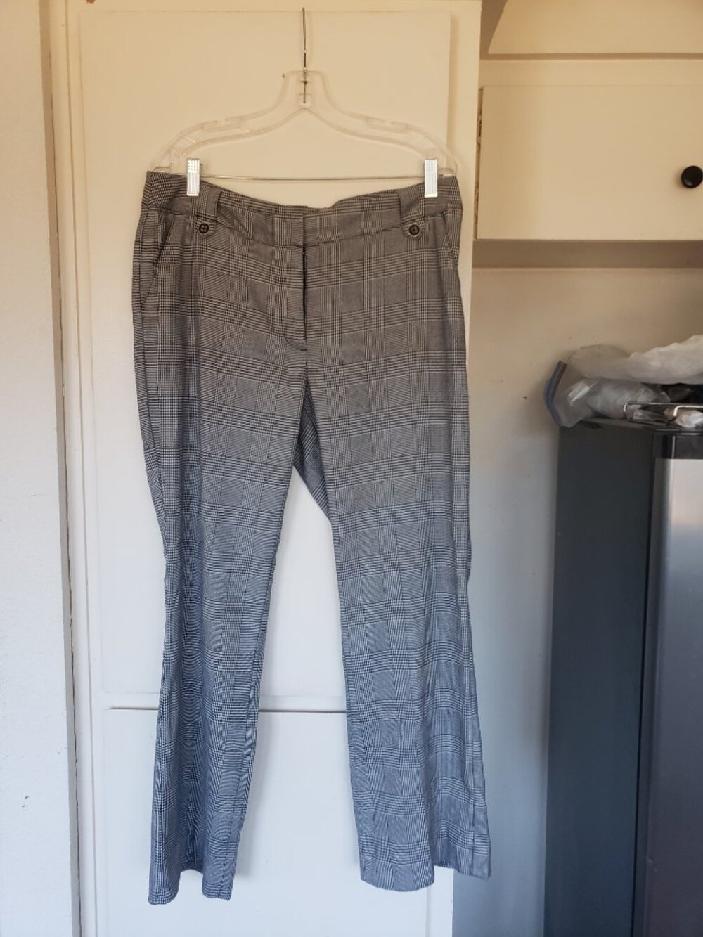 Jones of New York Black and white Plaid Size 12 (Stretch)